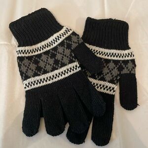 Gloves black and‎ gray lightweight NWOT